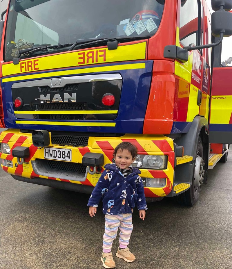 Fire brigade visits The Vines ELC